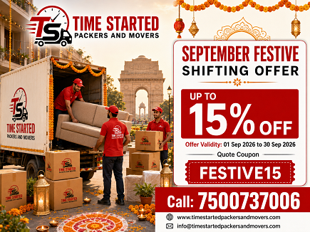 September festive shifting offer in Delhi